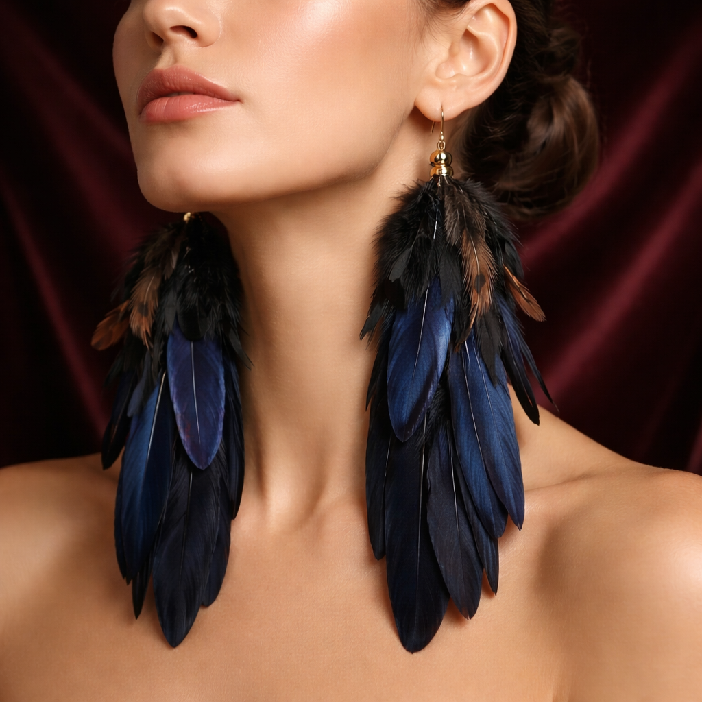 Moxie Feather Earrings