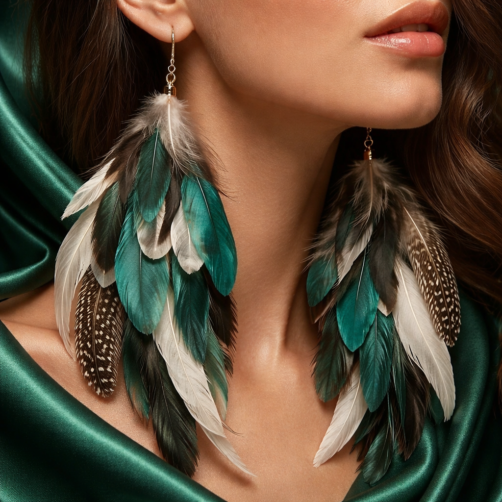 Emme Feather Earrings