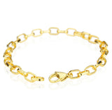 Simple Square Game Bracelet Gold