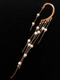 Vintage Faux Pearl Tassel Ear Cuff