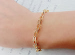 Simple Square Game Bracelet Gold