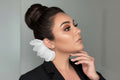 White Feather Ear Cuff