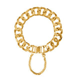 Wide Gold Chic Bracelet