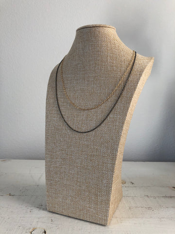 Mixed Metal Layering Necklace