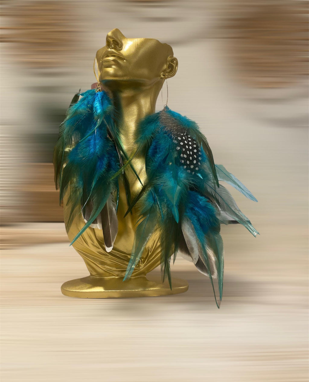 Karol Feather Earrings